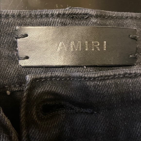 AMIRI Men's Dark Gray Skinny Jeans - Picture 3 of 3